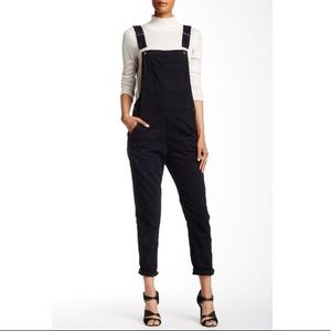 AG Adriano Goldschmied black jean overalls